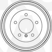 Eurobrake 5825263302 - Əyləc barabanı furqanavto.az