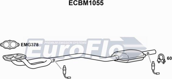 EuroFlo ECBM1055 - Katalitik çevirici furqanavto.az