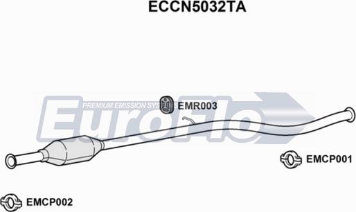 EuroFlo ECCN5032TA - Katalitik çevirici furqanavto.az