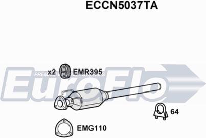 EuroFlo ECCN5037TA - Katalitik çevirici furqanavto.az