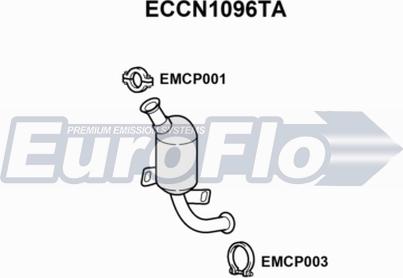 EuroFlo ECCN1096TA - Katalitik çevirici furqanavto.az