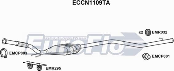 EuroFlo ECCN1109TA - Katalitik çevirici furqanavto.az