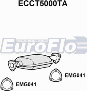 EuroFlo ECCT5000TA - Katalitik çevirici furqanavto.az