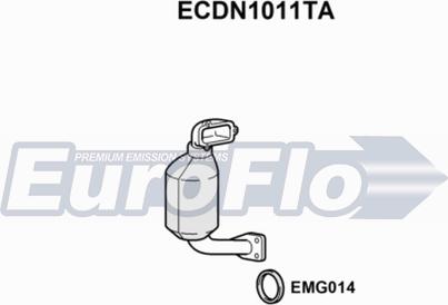 EuroFlo ECDN1011TA - Katalitik çevirici furqanavto.az