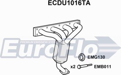 EuroFlo ECDU1016TA - Katalitik çevirici furqanavto.az