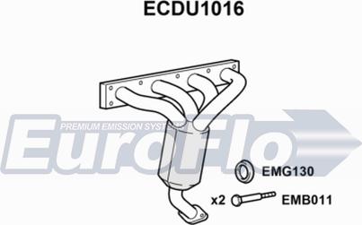 EuroFlo ECDU1016 - Katalitik çevirici furqanavto.az