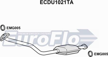 EuroFlo ECDU1021TA - Katalitik çevirici furqanavto.az