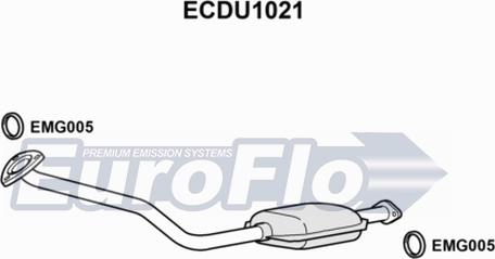 EuroFlo ECDU1021 - Katalitik çevirici furqanavto.az