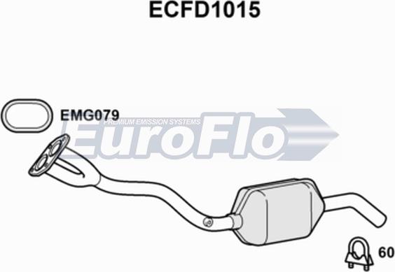 EuroFlo ECFD1015 - Katalitik çevirici furqanavto.az