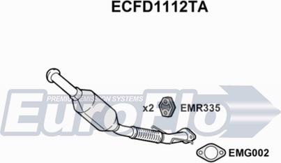 EuroFlo ECFD1112TA - Katalitik çevirici furqanavto.az