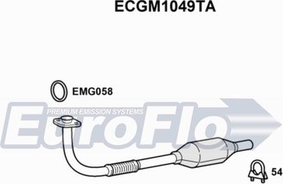 EuroFlo ECGM1049TA - Katalitik çevirici furqanavto.az