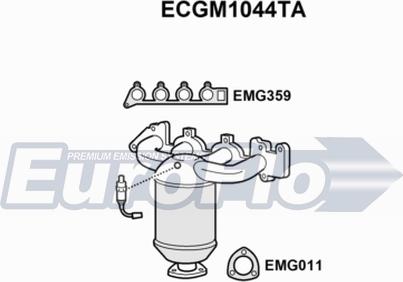 EuroFlo ECGM1044TA - Katalitik çevirici furqanavto.az