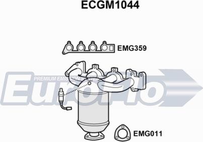 EuroFlo ECGM1044 - Katalitik çevirici furqanavto.az