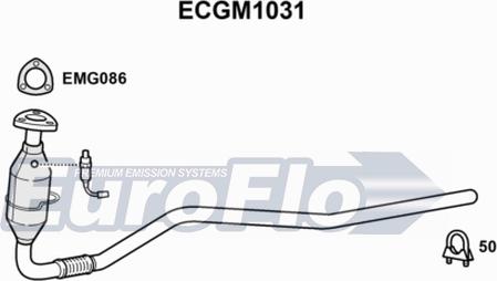 EuroFlo ECGM1031 - Katalitik çevirici furqanavto.az