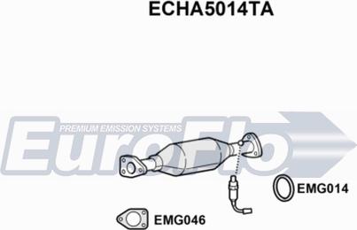 EuroFlo ECHA5014TA - Katalitik çevirici furqanavto.az