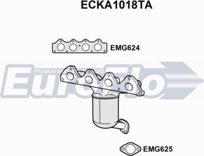 EuroFlo ECKA1018TA - Katalitik çevirici furqanavto.az