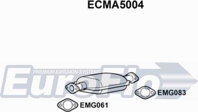 EuroFlo ECMA5004 - Katalitik çevirici furqanavto.az