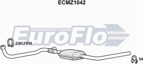 EuroFlo ECMZ1042 - Katalitik çevirici furqanavto.az