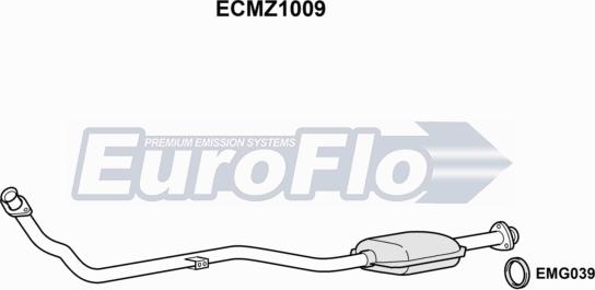 EuroFlo ECMZ1009 - Katalitik çevirici furqanavto.az