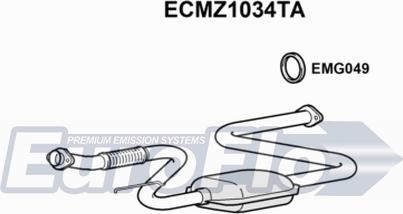 EuroFlo ECMZ1034TA - Katalitik çevirici furqanavto.az