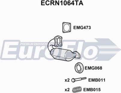 EuroFlo ECRN1064TA - Katalitik çevirici furqanavto.az