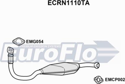 EuroFlo ECRN1110TA - Katalitik çevirici furqanavto.az