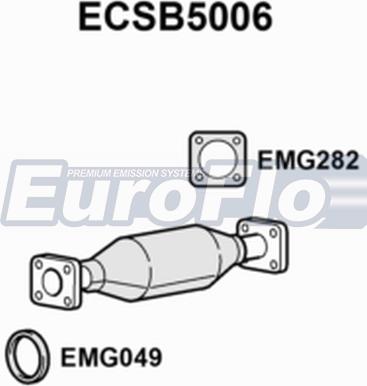 EuroFlo ECSB5006 - Katalitik çevirici furqanavto.az
