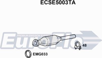 EuroFlo ECSE5003TA - Katalitik çevirici furqanavto.az