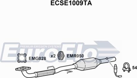 EuroFlo ECSE1009TA - Katalitik çevirici furqanavto.az