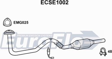 EuroFlo ECSE1002 - Katalitik çevirici furqanavto.az