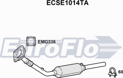 EuroFlo ECSE1014TA - Katalitik çevirici furqanavto.az