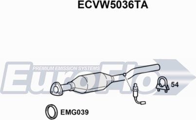 EuroFlo ECVW5036TA - Katalitik çevirici furqanavto.az