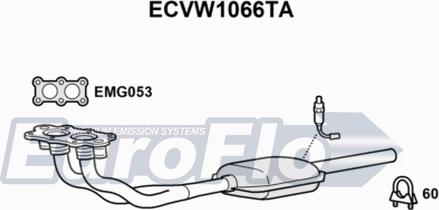 EuroFlo ECVW1066TA - Katalitik çevirici furqanavto.az