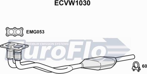 EuroFlo ECVW1030 - Katalitik çevirici furqanavto.az