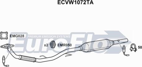 EuroFlo ECVW1072TA - Katalitik çevirici furqanavto.az