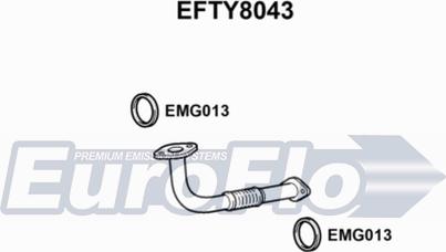 EuroFlo EFTY8043 - Egzoz borusu furqanavto.az