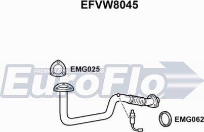 EuroFlo EFVW8045 - Egzoz borusu furqanavto.az