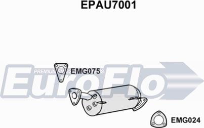 EuroFlo EPAU7001 - Tüs / Hissəcik filtri, egzoz sistemi furqanavto.az