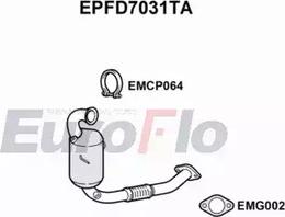 EuroFlo EPFD7031TA - Tüs / Hissəcik filtri, egzoz sistemi furqanavto.az