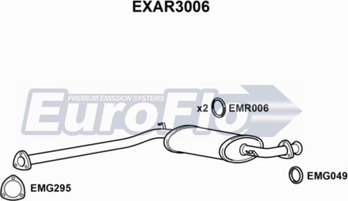 EuroFlo EXAR3006 - Orta Səsboğucu furqanavto.az