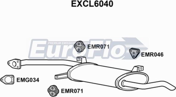 EuroFlo EXCL6040 - Son səsboğucu furqanavto.az