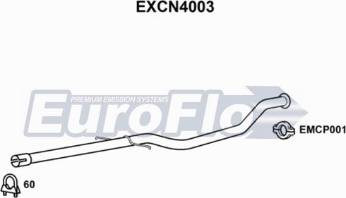 EuroFlo EXCN4003 - Egzoz borusu furqanavto.az