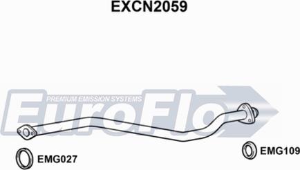 EuroFlo EXCN2059 - Egzoz borusu furqanavto.az