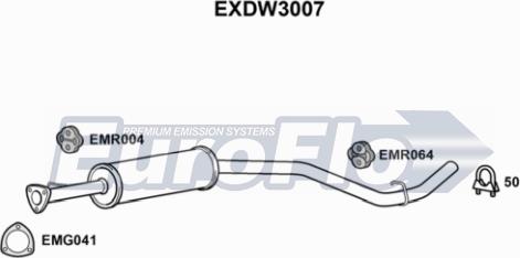 EuroFlo EXDW3007 - Orta Səsboğucu furqanavto.az