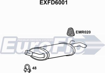 EuroFlo EXFD6001 - Son səsboğucu furqanavto.az