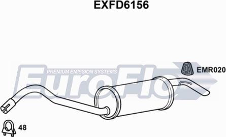 EuroFlo EXFD6156 - Son səsboğucu furqanavto.az