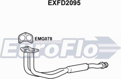 EuroFlo EXFD2095 - Egzoz borusu furqanavto.az