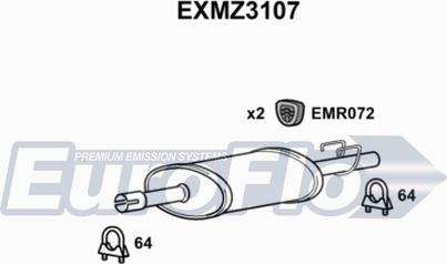 EuroFlo EXMZ3107 - Orta Səsboğucu furqanavto.az