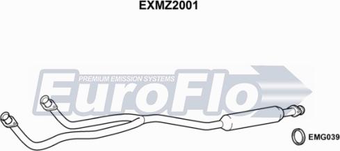 EuroFlo EXMZ2001 - Egzoz borusu furqanavto.az