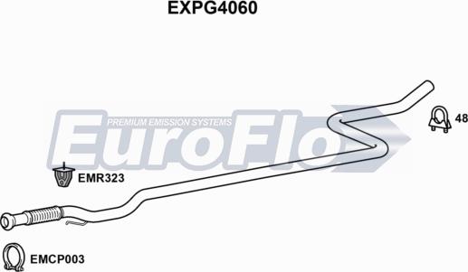 EuroFlo EXPG4060 - Egzoz borusu furqanavto.az